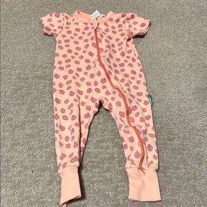 Parade Organics Short Sleeve Strawberry Onesie